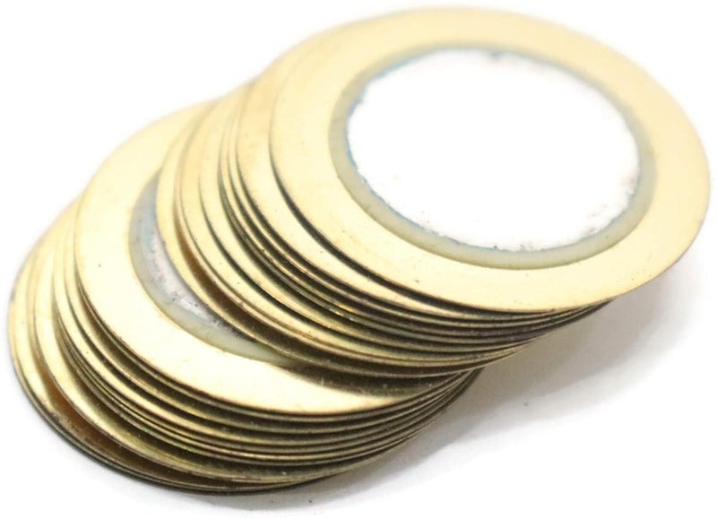 Electronicspices 27 MM Piezo Ceramic Elements Sounder Sensor Trigger Drum Disc + Wire Copper Piezoelectric Buzzer Copper 27mm - PACK OF 10 (27 MM) - Image 4