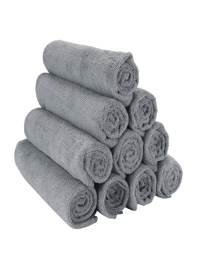 Arkwright, LLC Arkwright Microfiber Gym Towel - Pack of 12 - Super Soft, Quick Dry Workout Sweat Towels, 300 GSM Lightweight & Absorbent for Sports, Working Out, Yoga, and Spa, 16 x 27 in, Grey - Image 1
