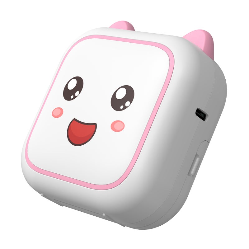 Mini Thermal Printer Multifunction Portable Sticker Maker Instant Photo Inkless Printing Support BT Connection for Smartphone with 6 Paper Rolls 57mm + 5 Self-Adhesive Paper Rolls Compatible with iOS - Image 4