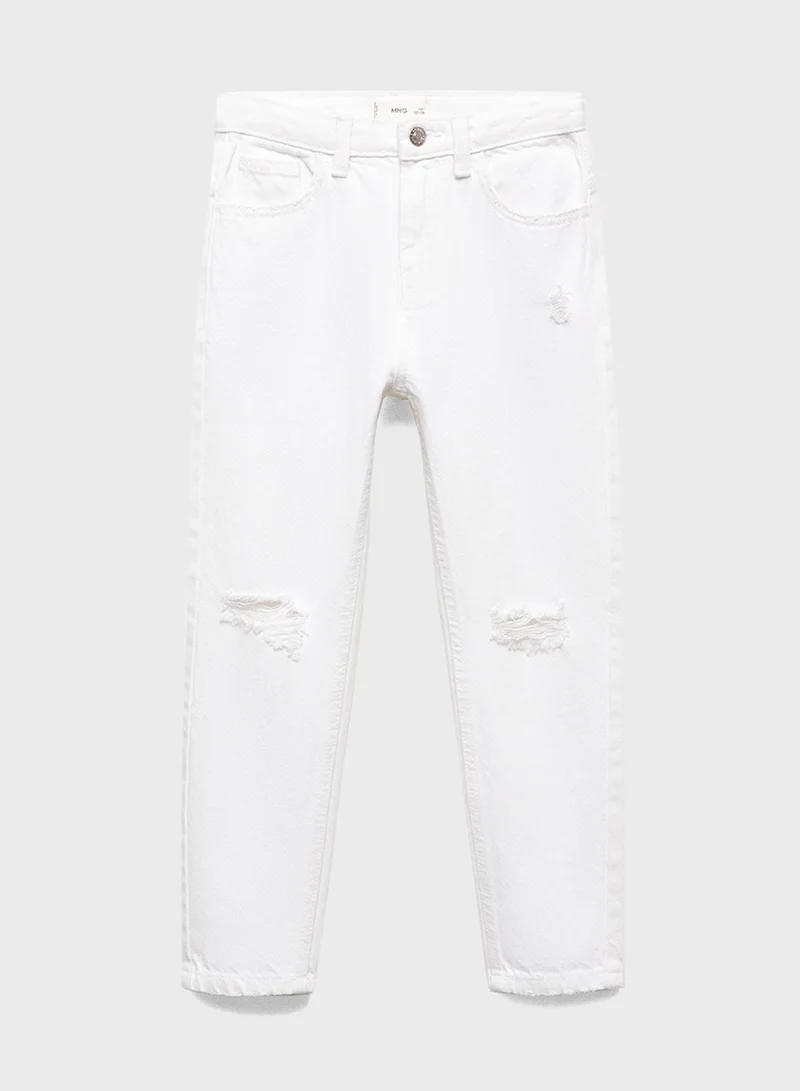 مانجو Kids Ripped Jeans