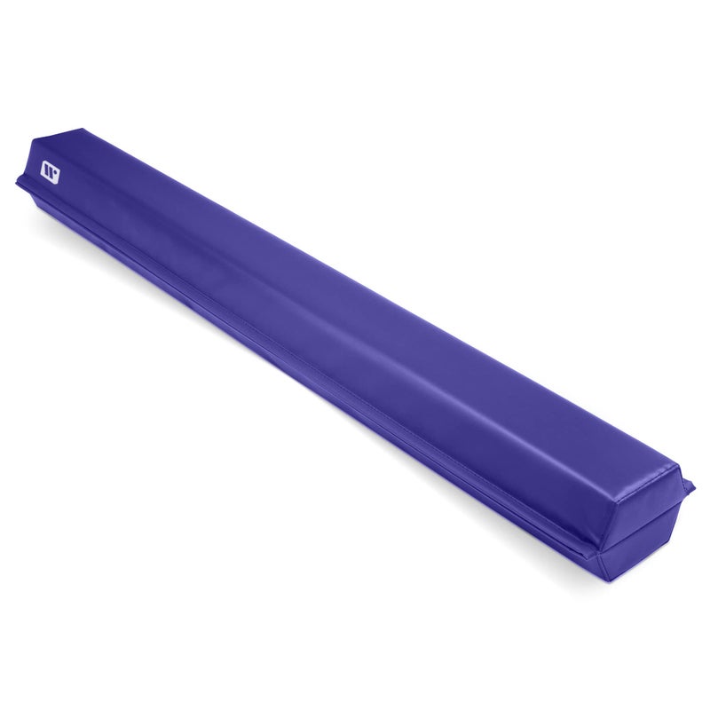 We Sell Mats 9 ft Folding Foam Balance Beam Bar, Portable Gymnastics Equipment for Gymnast, Children or Cheerleaders, Purple - Image 1