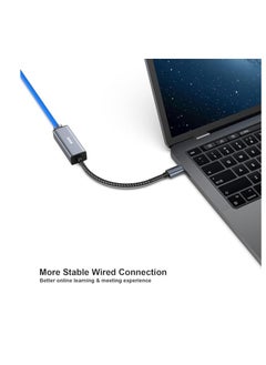Benfei BENFEI USB A/C to RJ45 Adapter New USB 2.0 to 100 Gigabit Ethernet LAN Network Adapter  - Image 4