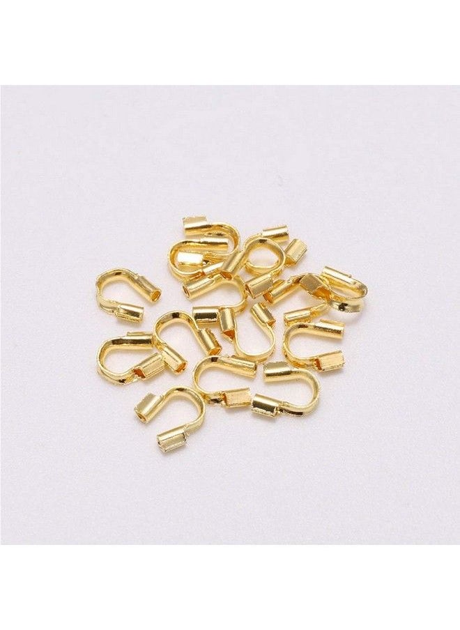 EXCEART - 300Pcs Sterling Silver Small Wire Guard Thread Brass Wire Guardian Wire Protector For Jewelry Making - Image 1