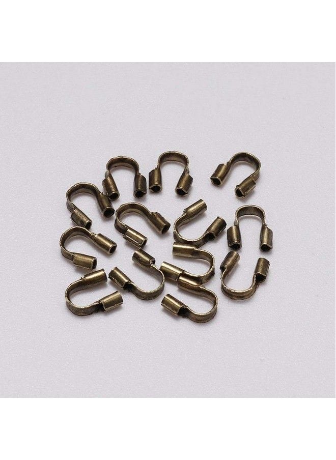 EXCEART - 300Pcs Sterling Silver Small Wire Guard Thread Brass Wire Guardian Wire Protector For Jewelry Making - Image 1