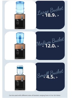 Generic Water Cooler Dispenser 3 Temperature Settings Top Loading Water Cooler Dispenser for Home Office School  - Image 4
