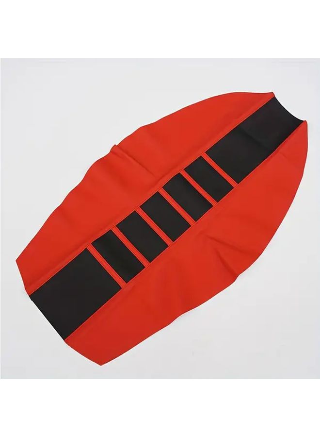 Soft Non Slip PU Leather Motocross Seat Cushion Striped Pattern Cover Style 2 - Image 4