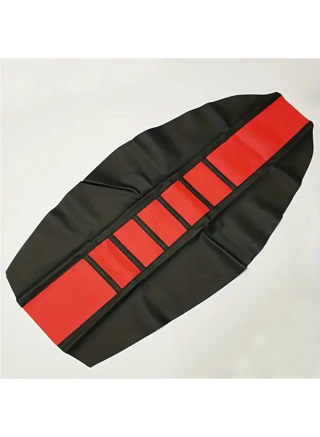 Soft Non Slip PU Leather Motocross Seat Cushion Striped Pattern Cover Style 2 - Image 3
