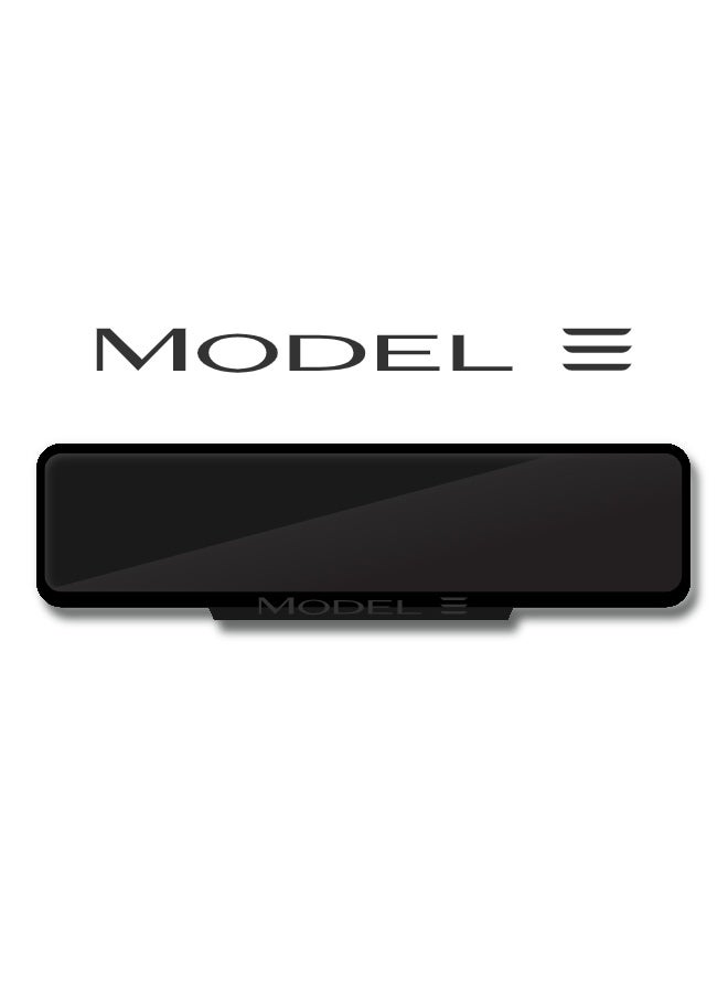 DXBSTAMPS Custom Tesla Model 3 Number Plate Frame – Clean Black Finish – Available in 3 Sizes – Easy Fixing – Sleek Style for Model 3 Owners  - Image 1