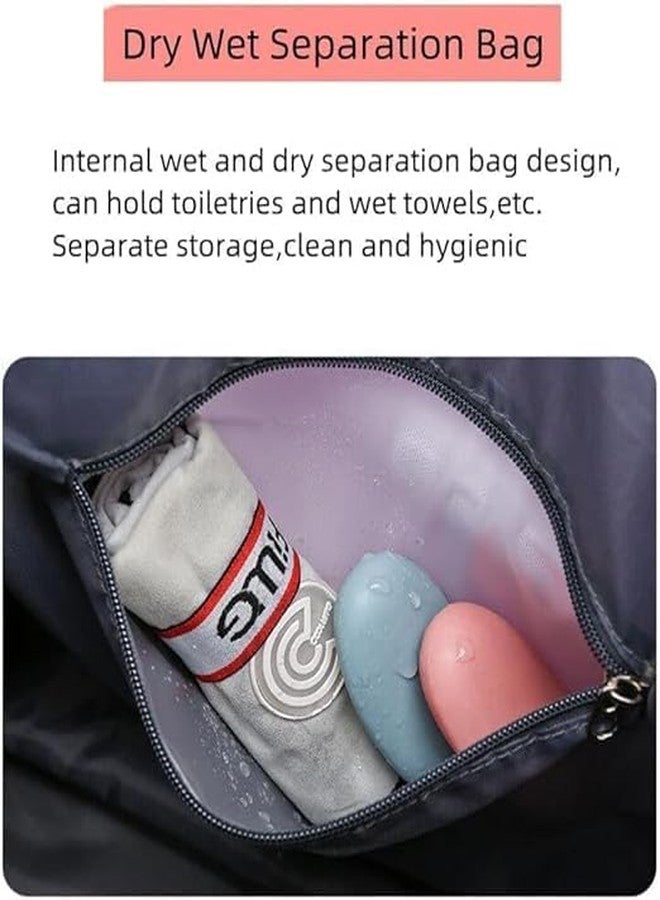 SHONIL Nylon 41 Liter Expandable Travel Bags for Women, Duffle Bags for Women Luggage, Foldable Vanity Traveling Bag, Waterproof Hand Bag for Ladies Personal Items - Image 5