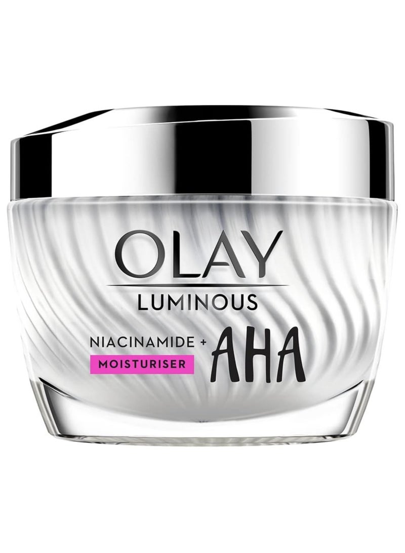 Olay Luminous Niacinamide + AHA Face Cream Moisturizer 50G - Image 2
