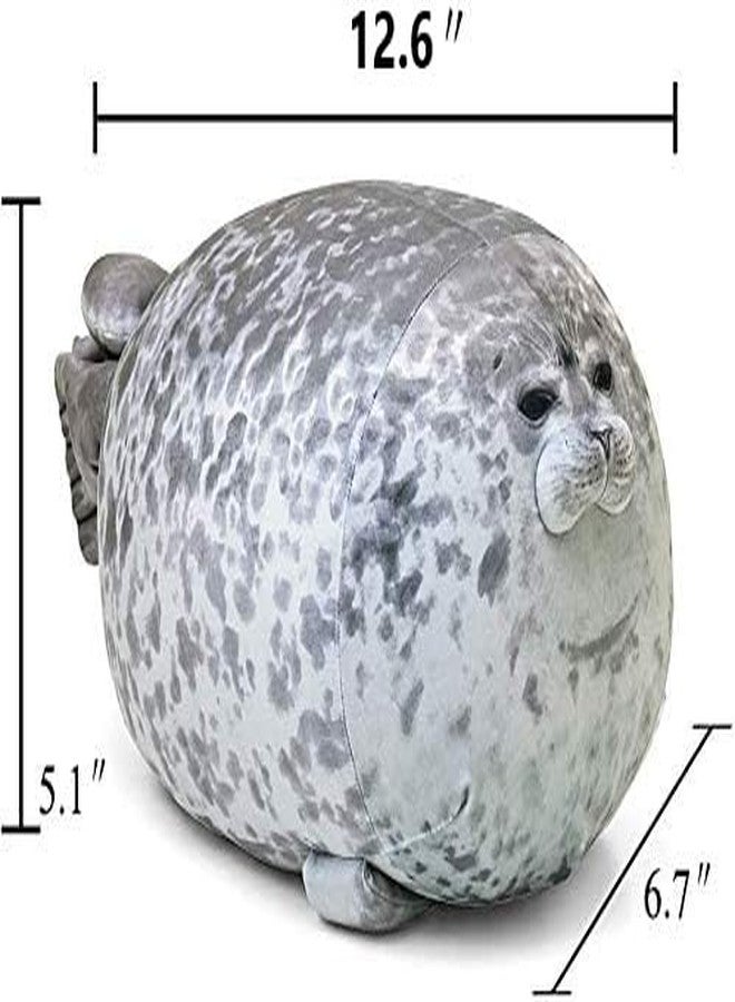 MerryXD Chubby Blob Seal Pillow,Stuffed Cotton Plush Animal Toy Cute Ocean Small(11.8 in) - Image 3
