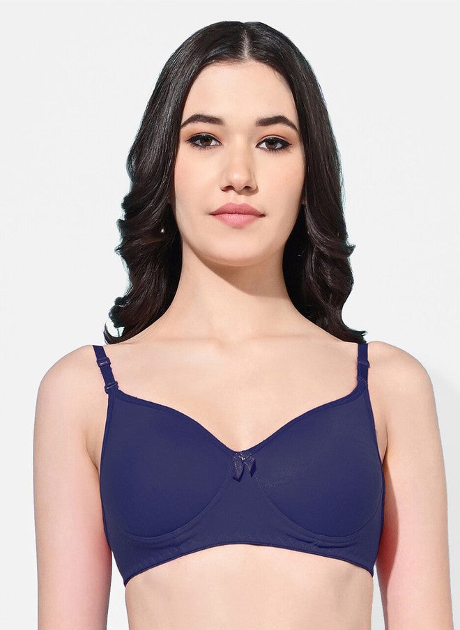 FIMS Pack Of 3 Full Coverage Lightly Padded Everyday Bras With All Day Comfort - Image 3