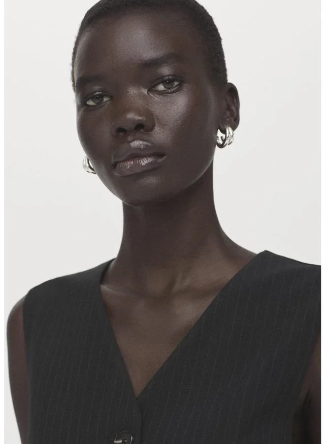 MANGO  Pinstripe suit-style jumpsuit for Women | Best Price UAE