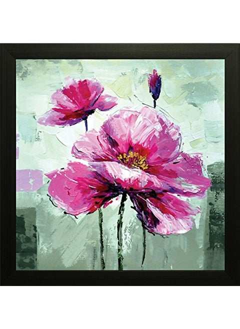 SAF Flower Painting, Frame Size (Wood, 35 cm x 35 cm x 3 cm, Special Effect Textured) SANF6184Z