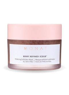 monat MONAT Berry Refined Scrub™ - Perfecting Exfoliator Mask with Skin-Brightening AHAs and Cranberry Seeds, 87ml  - Image 1