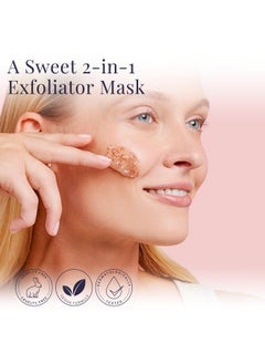 monat MONAT Berry Refined Scrub™ - Perfecting Exfoliator Mask with Skin-Brightening AHAs and Cranberry Seeds, 87ml  - Image 5