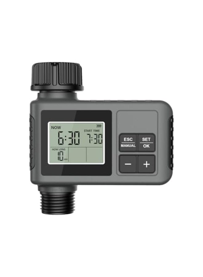 Generic Smart Hose Watering Timer,Programmable Drip Irrigation Timer,Programmable Water Valve Controller,Automatic Irrigation Controller Hose Faucet Garden Drip Water Timer (1 Outlet) - Image 1