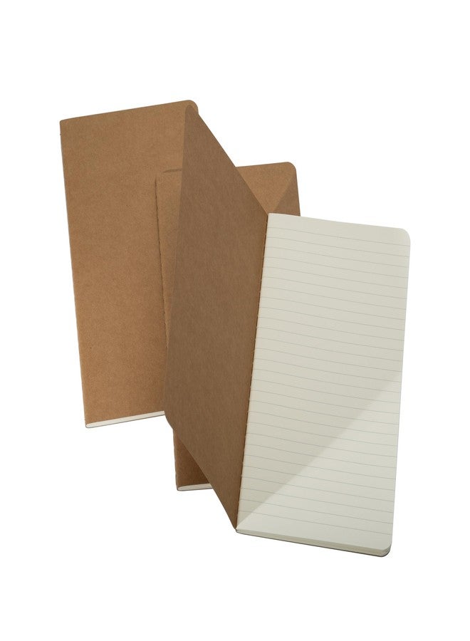 TWONE Travel Journal Set - 3 Notebooks for Unforgettable Moments - Soft Cover, Compact Size - 4.3” x 8.2” - 100gsm, 60 Ruled Pages/30 Sheets per Journal - Perfect for Travelers - Image 1