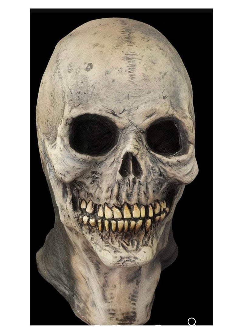 Generic - Skull Mask – Realistic Halloween Cosplay Mask for Costumes, Bikers, Airsoft & Horror Events - Image 1
