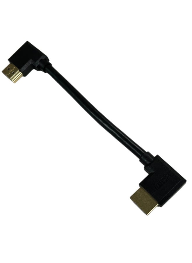 Generic Hdmi Elbow Line Hdmi Left Bend To Right Bend Line Double Bend Hdmi Line 90 Degree Elbow Hd Line Support-Color:Straight Head To Left Bend-Line Length:0.3m  - Image 4