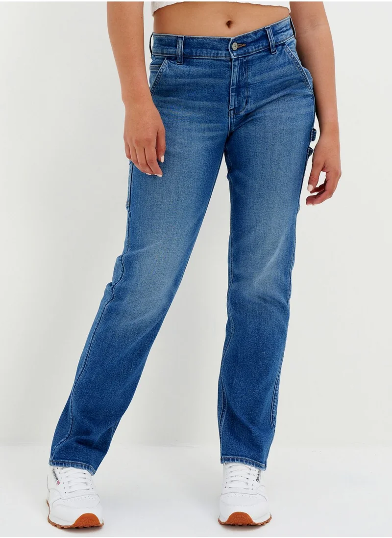 American Eagle Wide Leg High Waist Jeans