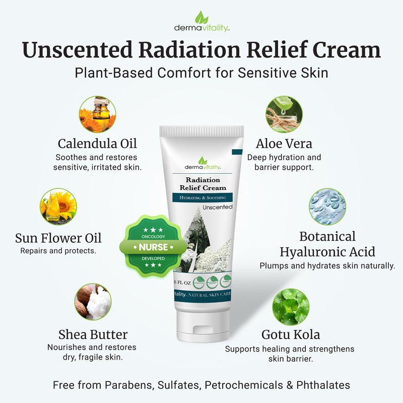 UltimateVitality Unscented Radiation Burn Relief Cream â€“ Calendula Cream for Radiation Patients, Natural, Organic, Paraben, Pthalate Free - 6 ounces - Image 2