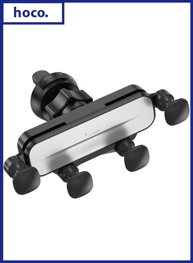 هوكو. حامل هاتف سيارة CA102 مانر لمخرج الهواء (أسود) - Image 1