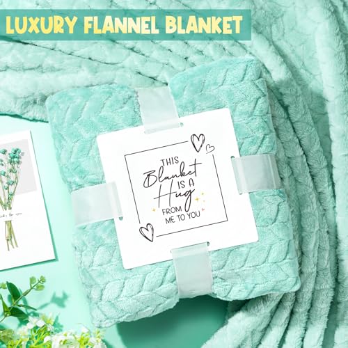 Suhctuptx Birthday Gifts for Women, Self Care Gifts Christmas Box Get Well Soon Basket, Ocean Relaxing Spa Gifts Care Package w/ Flannel Blanket, Unique Mothers Day Gift Idea for Mom Her Friend Sister - Image 3