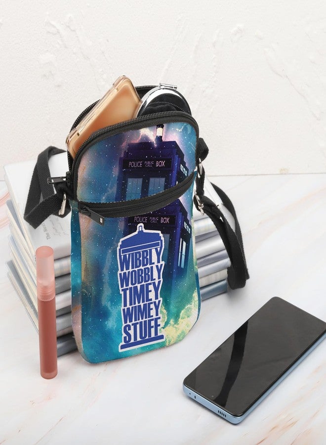PLITI Dr Who TV Show Inspired Gift Dr who Crossbody Bag Policeman Box Fan Gift Wibbly Wobbly Timey Wimey Stuff Gift (Wibbly Wobbly ZCbag) - Image 5