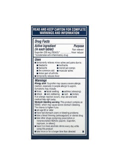 Advil Advil, Ibuprofen Tablets, 200 mg , 100 Coated Tablets  - Image 2