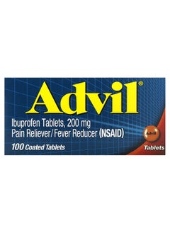 Advil Advil, Ibuprofen Tablets, 200 mg , 100 Coated Tablets  - Image 1