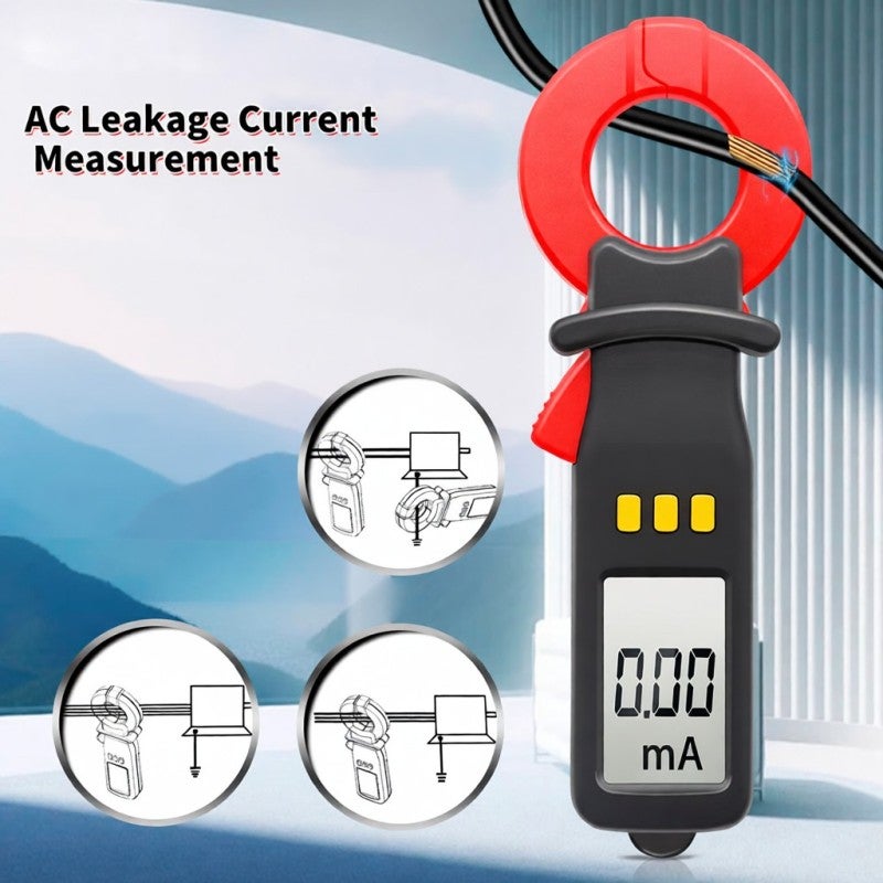 Digital Current Clamp Meter: 1999 Counts Auto-Ranging - High Precise Intelligent Design Portable Clamp Meter for Professional Electricians and Hobbyists - Image 5