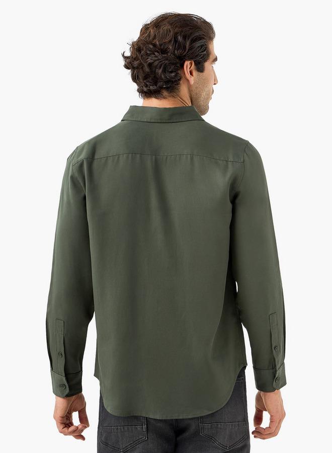 سبلاش فيڤ قميص بقصة عادية وأكمام طويلة - Image 3