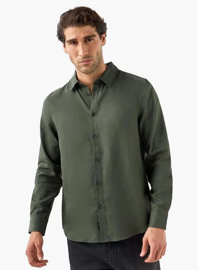 Splash FAV Regular Fit Shirt with Long Sleeves