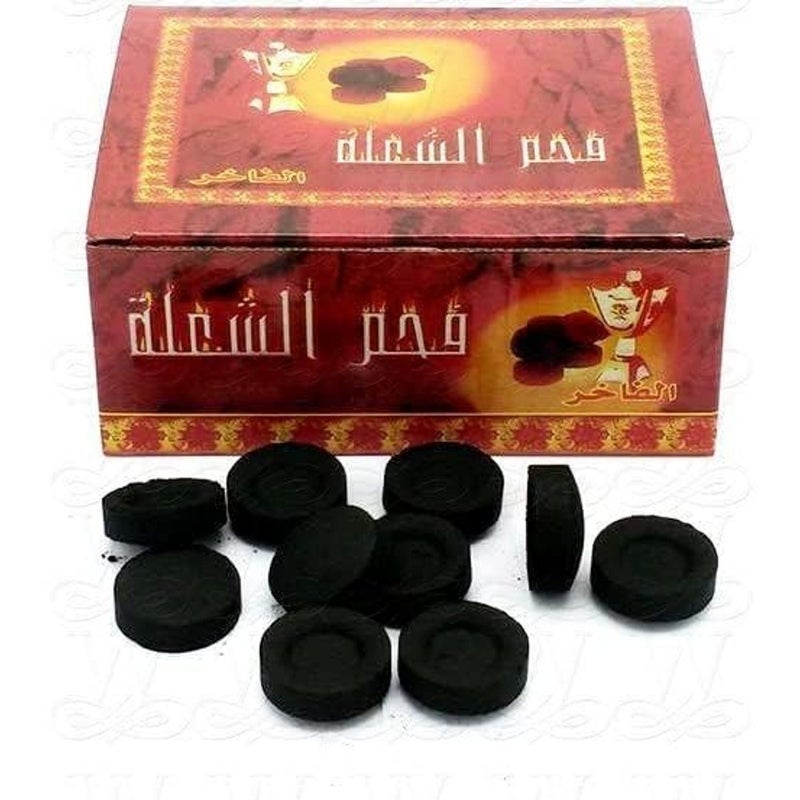ALKAYAN 100 Pcs Flame Charcoal Tablets 10 Bags Each Bag 10 Tablets - Image 3