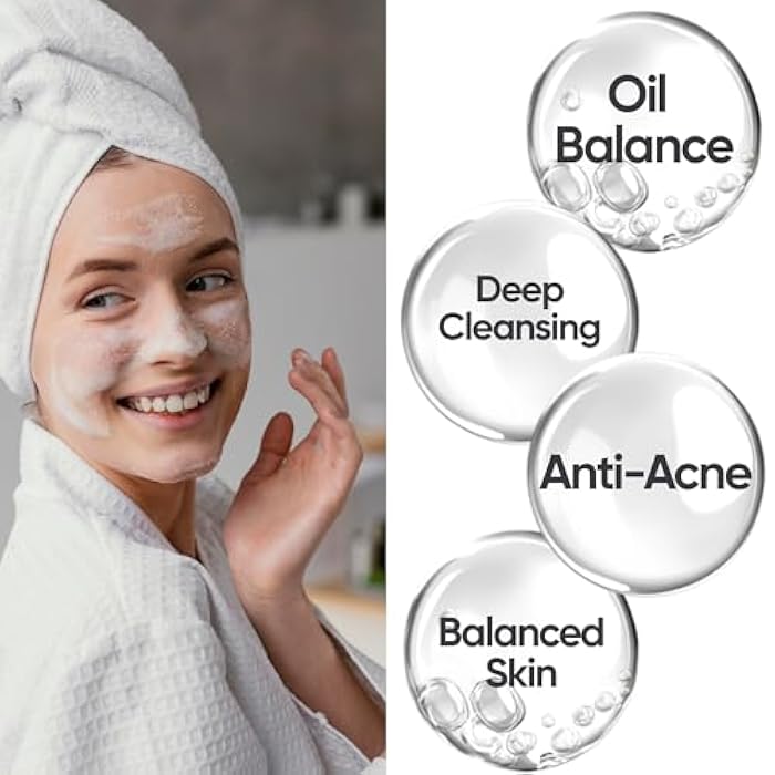 Mineaderm Tea Tree Face Wash for Acne-Prone Skin – Purifying Cleanser with Aloe Vera, Panthenol & Bisabolol – Fights Acne & Controls Oil – Gentle Daily Gel Wash – 400ml - Image 5