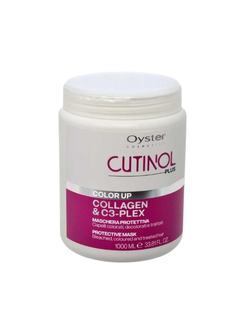 Oyster Cutinol Plus Color Up Protective Mask with Collagen & C3-Plex - 1000ml - Image 2