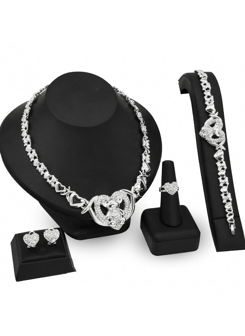 Mark Fairwhale European and American Fashion Multi-layer Woven Women's Necklace Set 