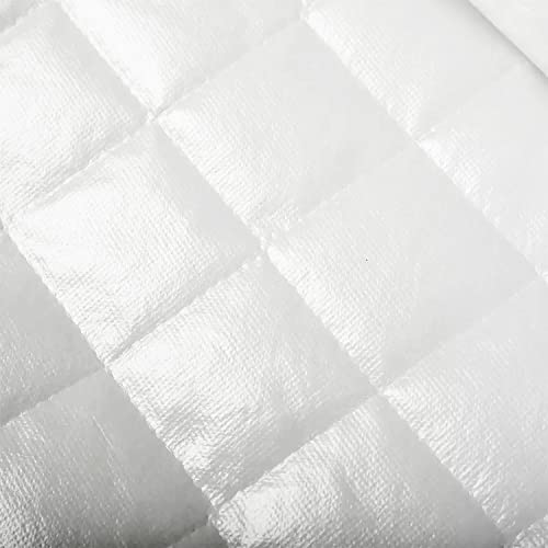 ACHIR 100% Waterproof Polycotton Breathable Corner Elastic Fitted Style Mattress Protector/Bed Cover - King Size, 72x78 Inch, 182.88x198.12 CM, 6ftx6.5 Feet - Brown - Image 4