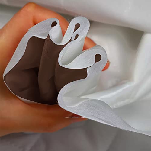 ACHIR 100% Waterproof Polycotton Breathable Corner Elastic Fitted Style Mattress Protector/Bed Cover - King Size, 72x78 Inch, 182.88x198.12 CM, 6ftx6.5 Feet - Brown - Image 3
