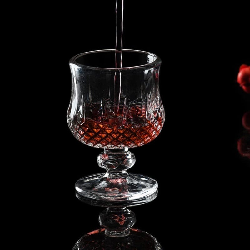 WRINGO Shot Glass for Espressos Spirits LiquorsWhiskey Vodka Shot Tequila Shot Wine Tasting Cocktail Pour Bar Accessory Home Decor Parties Glasses Set of 6 WR03 - Image 4