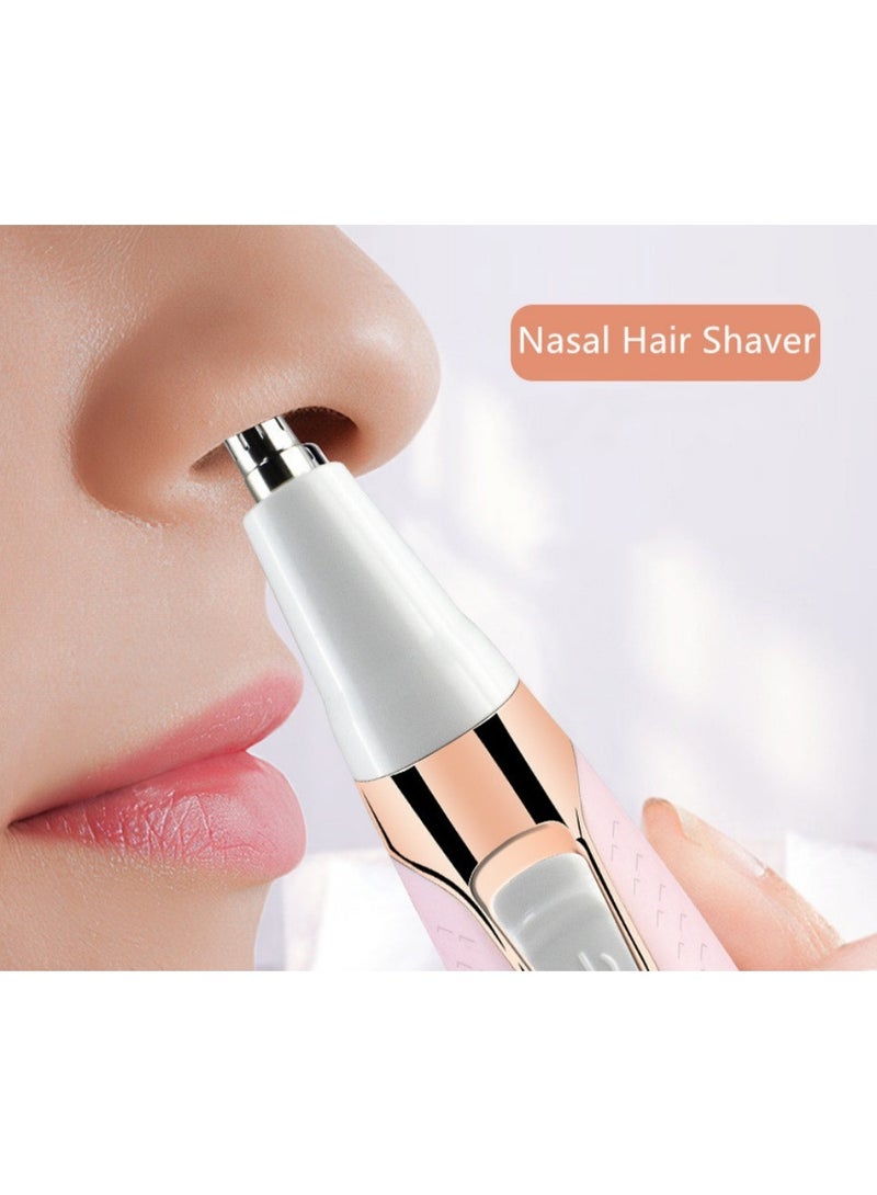 5-in-1 Multi-Functional Waterproof Electric Hair Remover – Lipstick-Shaped Eyebrow Trimmer and Razor for Women - Image 5
