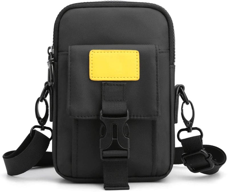 Ketmart Waist Bag for Unisex Fanny Pack for Hiking Travel Camping Running Sports Outdoors/Money Belt with Adjustable Strap(Color_Black) - Image 1