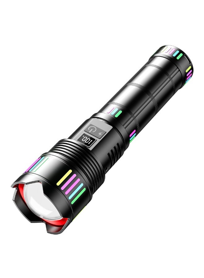 كوبا مصباح يدوي COBA CB-802، بطارية طويلة العمر، مصنوع من سبائك الألومنيوم، ضوء قوي، مستكشف مشع مع Luma Zoom - Image 1