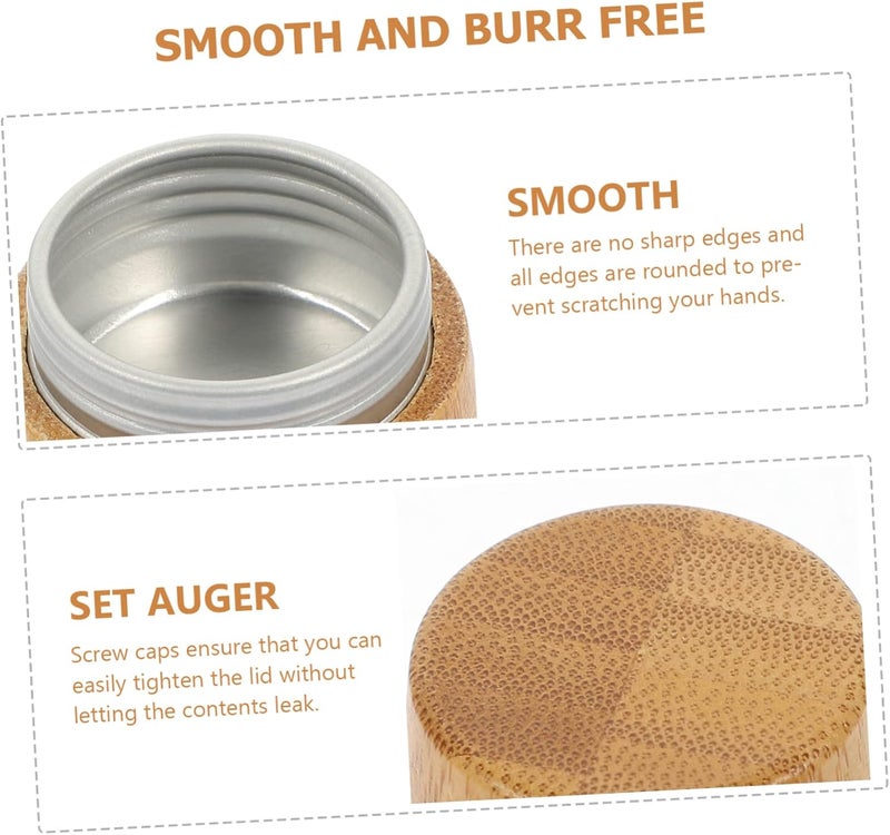 Balm Aluminum Box Multi-function Lip Balm Container Portable Case Cosmetics Supply Empty Screw Tin - Image 3