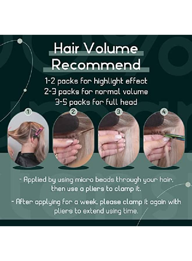 Ugeat I Tip Hair Extensions 14Inch I Tip Cold Fusion Hair Extensions 40G 08G/Strand I Tip Keratin Human Hair Extensions 1 Jet Black Pre Bonded Hair Extensions Human Hair  - Image 5