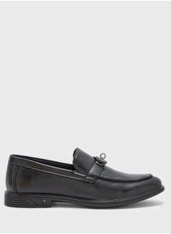 Robert Wood Buckle Detail Formal Loafers  - Image 1