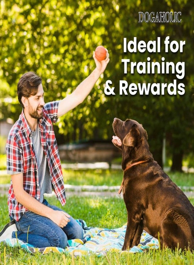 Dogaholic مجموعة دوغا هوليك من مكافآت الكلاب، عبارة عن قطع على شكل عظمة وعصا بنكهة دجاج ولحم مقدد مشوي، وزن كل قطعة 130 غرام، غنية بالبروتين والفيتامينات - Image 4