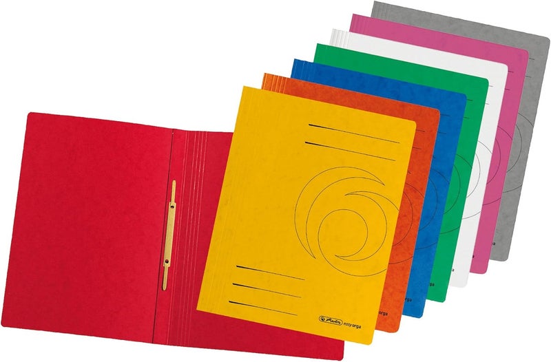 Herlitz A4 Colorspan Flat File - Orange (10 Pieces) - Image 2