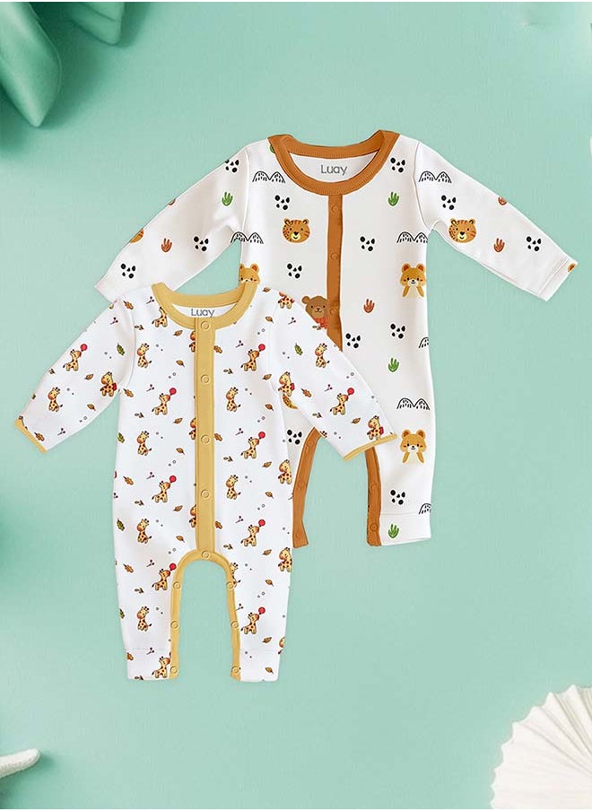 LUAY 100% Cotton Full Sleeves Baby Romper,Sleepsuit for Baby Girls & Boys _(Pack of 2) 18-24 M - pzsku/Z8C90AE487BD7A3E58621Z/45/_/1740723842/3dbe001d-beb2-4da5-a439-726b386275d8